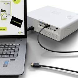 Goobay HDMI kabel Zástrčka HDMI-A, Zástrčka HDMI-A 20.00 m černá 38523 4K UHD, Pozlacený, eARC HDMI kabel