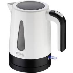 Silva Homeline KL1025 rychlovarná konvice, S výklopným víkem, bezšňůrová, bílá, černá, 903088