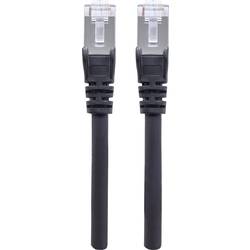 Intellinet 741163 RJ45 síťové kabely, propojovací kabely CAT 6A S/FTP 20.00 m černá fóliové stínění, stínění pletivem, stíněný, bez halogenů 1 ks