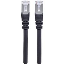 Intellinet 740814 RJ45 síťové kabely, propojovací kabely CAT 6A S/FTP 2.00 m černá fóliové stínění, stínění pletivem, stíněný, bez halogenů 1 ks