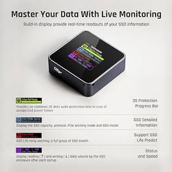 Dockcase Pocket Smart Pouzdro pro SSD M.2 USB-C™ (USB 3.2 Gen 2) 10 GBit/s M.2 PCIe NVMe 2230 DSWC1M-3G