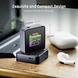 Dockcase Pocket Smart Pouzdro pro SSD M.2 USB-C™ (USB 3.2 Gen 2) 10 GBit/s M.2 PCIe NVMe 2230 DSWC1M-3G