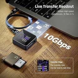 Dockcase Pocket Smart Pouzdro pro SSD M.2 USB-C™ (USB 3.2 Gen 2) 10 GBit/s M.2 PCIe NVMe 2230 DSWC1M-3G