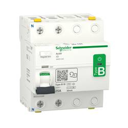 Schneider Electric A9Z61225 A9Z61225 univerzální proudový chránič pro všechny proudy zbytkový proudový chránič B 25 A 0.03 A