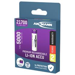 Ansmann USB Typ-C speciální akumulátor 21700 Li-Ion 3.6 V 4900 mAh 1 ks