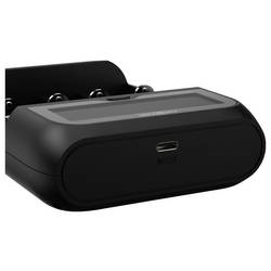 Ansmann Lithium 4 Universalladegerät mit 2x 18650 Akkuzellen (2600mAh) Nabíječka Li-Ion, LiFePO4, NiMH 18500, 18650, 14500, 16340, 17670, 22650, 26650
