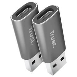 Trust USB 2.0 adaptér CALYX USB-A TO USB-C ADAPTER 2PACK 0 mm