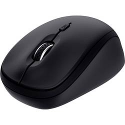 Trust YVI+ MULTI-DEVICE WIRELESS MOUSE BLACK optická myš, přenos bezdrátový, Bluetooth®, USB, 3 tlačítko, 1600 dpi, černá