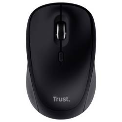 Trust YVI+ MULTI-DEVICE WIRELESS MOUSE BLACK optická myš, přenos bezdrátový, Bluetooth®, USB, 3 tlačítko, 1600 dpi, černá
