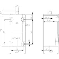 Siemens 3SE51120CA00 3SE5112-0CA00 základní spínač 6 A IP66, IP67 1 ks
