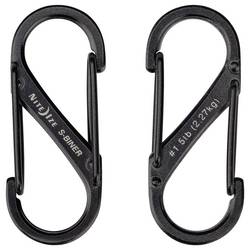 NITE Ize NI-SB1-2PK-01 karabina 40 mm x 1.42 mm 2 ks