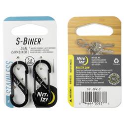 NITE Ize NI-SB1-2PK-01 karabina 40 mm x 1.42 mm 2 ks