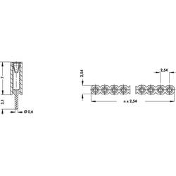Fischer Elektronik precizní dutinková lišta Počet řádků: 1 Počet kontaktů v řadě: 36 10026685 1 ks