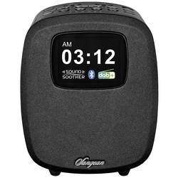 Sangean DCR-83 A500459 stolní rádio, DAB+, FM, AUX, Bluetooth, USB, s USB nabíječkou, funkce alarmu, černá