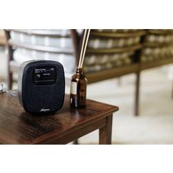 Sangean DCR-83 A500459 stolní rádio, DAB+, FM, AUX, Bluetooth, USB, s USB nabíječkou, funkce alarmu, černá