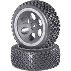Reely 1:10 Buggy kompletní kola Rally design s otvory šedá 2 ks