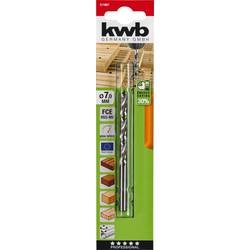 kwb 511907 spirálový vrták do dřeva 7 mm Celková délka 109 mm 1 ks