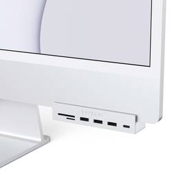 Satechi ST-UCICHS USB Hub 3 + 1 port USB-A, USB-C®, SD, microSD USB 3.0 5 GBit/s stříbrná Clamp Hub