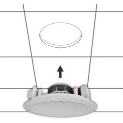 Renkforce CL-130RT ELA vestavný reproduktor 45 W 100 V bílá 1 ks