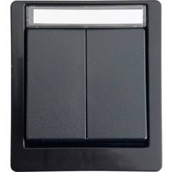 N & L 27612 Sériový spínač kompletní sada Na omítku černá 1 ks