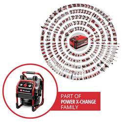 Einhell Professional SILENZZO 36/21, 4020380, Akumulátorový kompresor, 8 bar, 2 válce