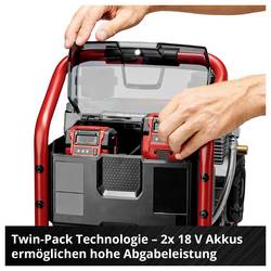 Einhell Professional SILENZZO 36/21, 4020380, Akumulátorový kompresor, 8 bar, 2 válce