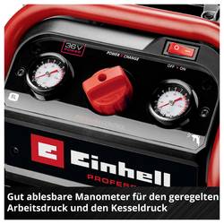 Einhell Professional SILENZZO 36/21, 4020380, Akumulátorový kompresor, 8 bar, 2 válce