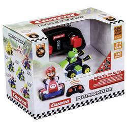 Carrera 370430034 CARRERA - 2.4GHz Mario Kart Mini RC - Yoshi Paperbox 1:50 RC model auta elektrický silniční model, závodní auto vč. akumulátorů a kabelu k