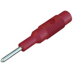 Hirschmann Test & Measurement MZS 2 přechodový konektor zástrčka 2 mm - zásuvka 4 mm červená 1 ks