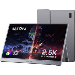 Arzopa Přenosný monitor 40.9 cm (16.1 palec)2560 x 1440 Pixel, 16:9, 25 ms, IPS LCD