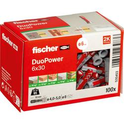 Fischer 535453 DUOPOWER 6x30 LD 2komponentní hmoždinka 30 mm 6 mm 100 ks