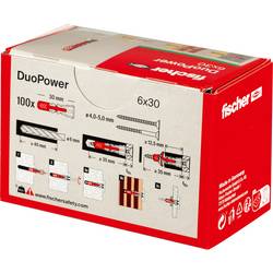 Fischer 535453 DUOPOWER 6x30 LD 2komponentní hmoždinka 30 mm 6 mm 100 ks