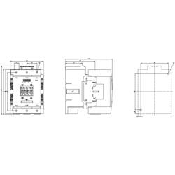 Siemens 3RT1054-1AS36 stykač 3 spínací kontakty 1000 V/AC 1 ks
