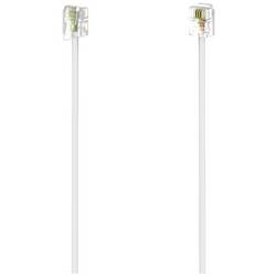 Hama telefonní kabel [1x RJ11 zástrčka 6p4c - 1x RJ11 zástrčka 6p4c] 3 m bílá