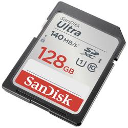 SanDisk SDXC Ultra 128GB (Class 10/UHS-I/140MB/s) karta SDHC 128 GB UHS-Class 1 vodotěsné, nárazuvzdorné