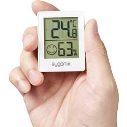 Sygonix teploměr a vlhkoměr bílá SY-5267052