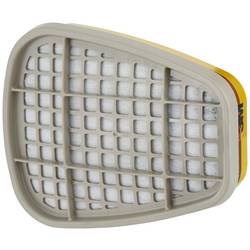 3M 6075 Gase-/Dämpfefilter A1 + Formaldehyd plynový filtr 8 ks EN 143 DIN 143