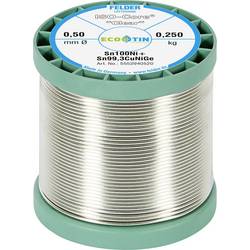 Felder ISO-Core Clear Sn100Ni+ pájecí cín cívka Sn99,25Cu0,7Ni0,05 0.250 kg 0.5 mm