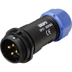 Weipu SP2111 / P 4 I kulatý faston, 1 ks