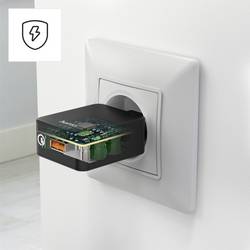 Hama USB nabíječka, 1x USB A , 19.50 W, černá