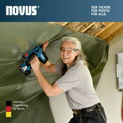 Novus Tools J-551, 031-0376 akumulátorová sponkovačka, Typ 11 , Typ 53F, dĺžka 6 - 14 mm, akumulátor, vč. nabíječky, kufřík