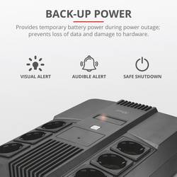 Trust MAXXON POWERSTRIP UPS záložní zdroj 800 VA