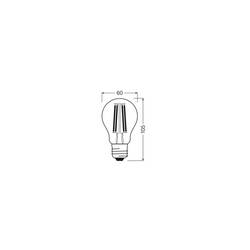 OSRAM HOMELIGHTING 4099854514197 LED Energetická třída (EEK2021) D (A - G) E27 válcový tvar 11 W denní bílá (Ø) 60 mm nestmívatelné 3 ks