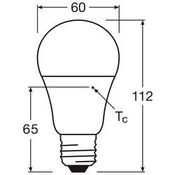 OSRAM HOMELIGHTING 4099854129346 LED Energetická třída (EEK2021) F (A - G) E27 8.8 W studená bílá 1 ks