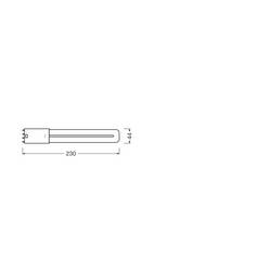 OSRAM HOMELIGHTING 4099854501852 LED trubice Energetická třída (EEK2021) E (A - G) 2G11 8 W denní bílá 1 ks