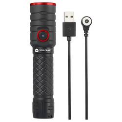 TOOLCRAFT TO-9919599 kapesní svítilna s režimem stroboskopu akumulátory Li-Ion 1000 lm 5.5 h 155 g
