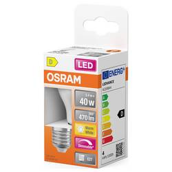 OSRAM HOMELIGHTING 4099854443978 LED Energetická třída (EEK2021) D (A - G) E27 3.4 W teplá bílá (Ø x v) 45.00 mm x 45.00 mm 1 ks