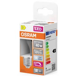 OSRAM HOMELIGHTING 4099854444661 LED Energetická třída (EEK2021) D (A - G) E27 3.4 W studená bílá (Ø x v) 45.00 mm x 45.00 mm 1 ks