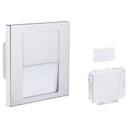 Paulmann 80000 LED Tsaro Nástěnné vestavné svítidlo, LED, 1 W, chrom (matný)