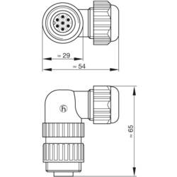 Hirschmann CA 6 W LS 934 130-100-1 kulatý faston, 1 ks